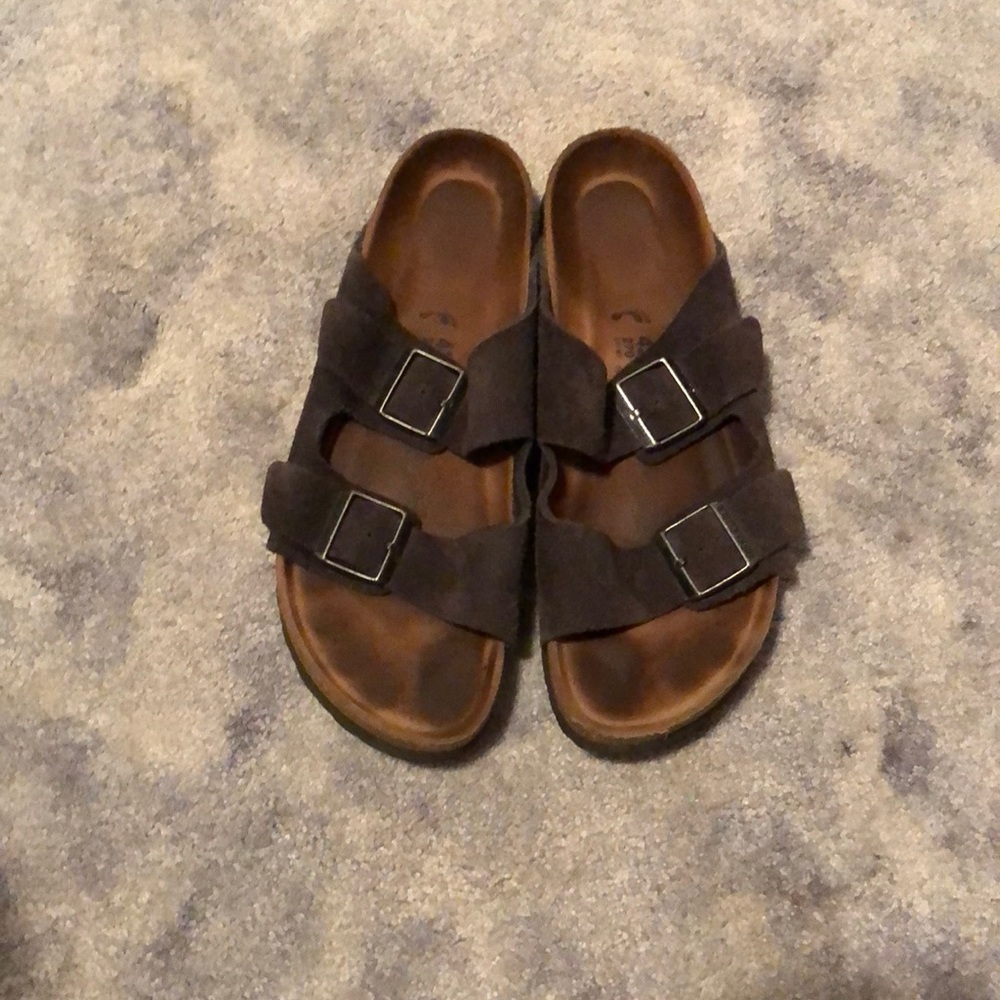 Authentic Birkenstock Charcoal Grey Sandals